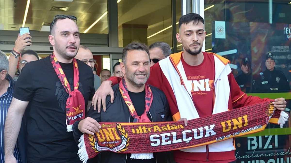 Galatasaray kafilesi Konya'ya geldi