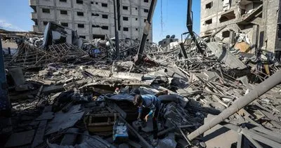 İşte İşgalci İsrail’in vurduğu binanın gündüz görüntüleri