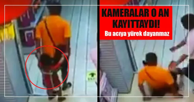 Üzerine düştüğü oğlu hayatını kaybetti