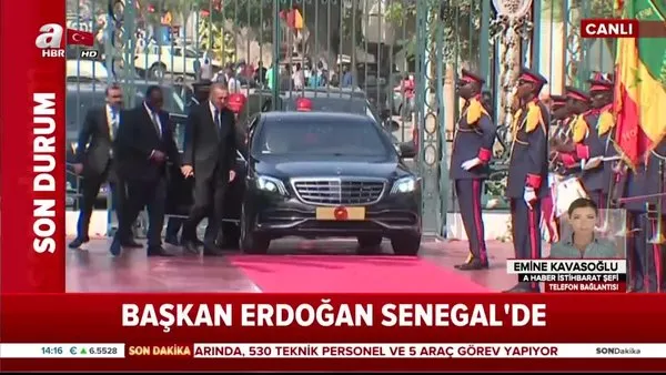 Başkan Erdoğan Senegal'de
