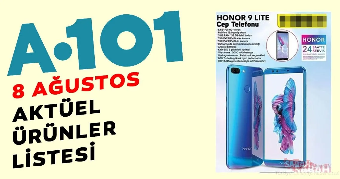 Yeni A101 aktüel ürünler kataloğu tam hali burada! 8 Ağustos A101