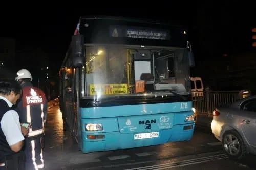 İstanbul’da halk otobüsüne molotoflu saldırı