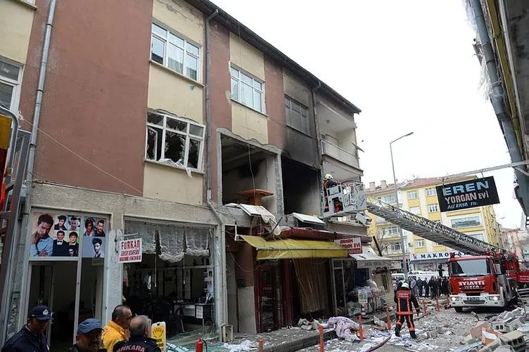 Ankara’da doğalgaz patlaması!