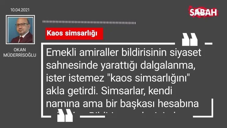 Okan Müderrisoğlu | Kaos simsarlığı