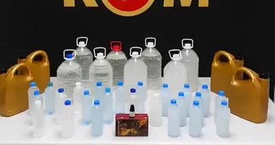 Edirne’de 118 litre sahte alkol ele geçirildi #edirne