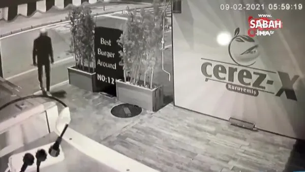 Kuruyemişçideki 18 bin TL'lik hırsızlık kamerada | Video