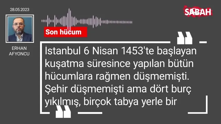 Erhan Afyoncu | Son hücum