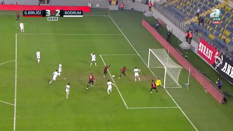 GOL | Gençlerbirliği 3-2 Sipay Bodrum FK