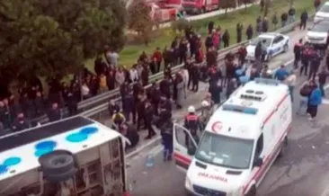 Silivri’de zincirleme kaza! Cezaevi personelinin de bulunduğu 5 araç çarpıştı: 28 yaralı
