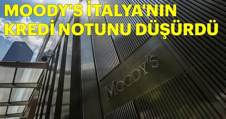 Moody’s İtalya’nın kredi notunu düşürdü