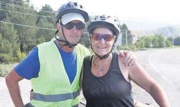 Yeni Zelandalı çift Türkiye’yi pedallıyor #yalova