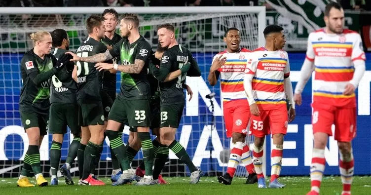 Wolfsburg 4 - 0 Mainz 05 MAÇ ÖZETİ
