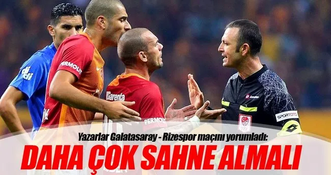Yazarlar Galatasaray Rizespor Macini Yorumladi Sabah