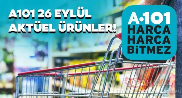 A101 aktüel 26 Eylül 2019! A101 aktüel ürün kataloğunda bu hafta dev fırsatlar