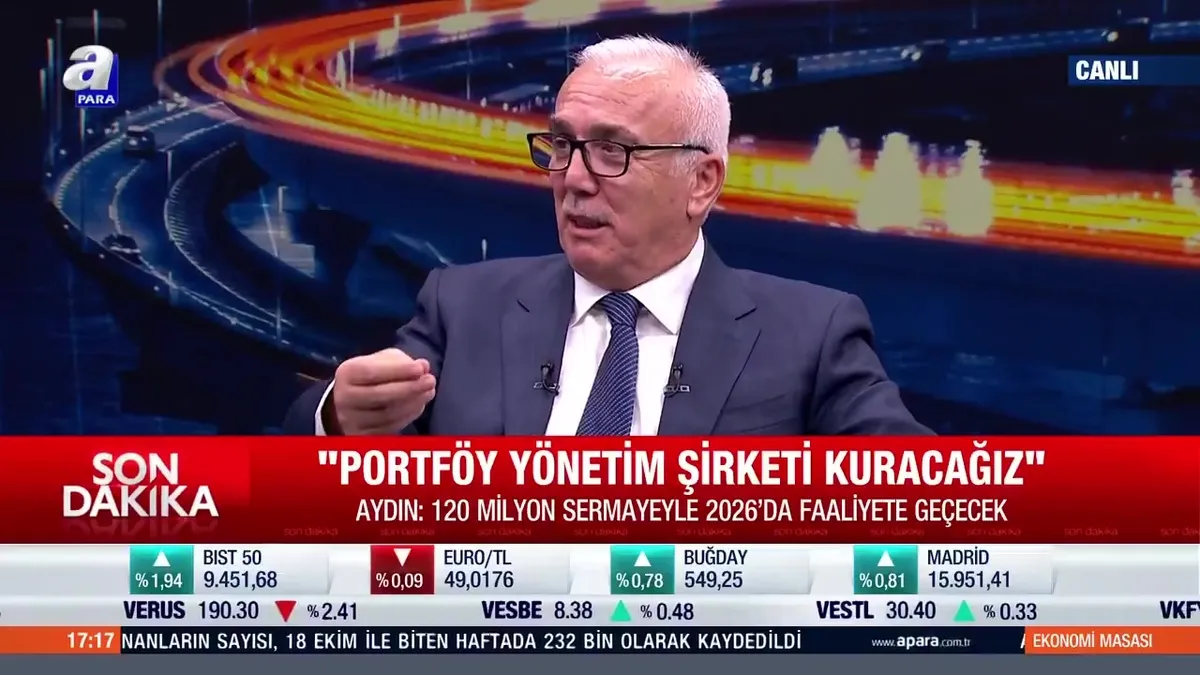 Tarım Kredi Kooperatifleri Genel Müdürü Hüseyin Aydın: “Portföy yönetim şirketi kuracağız” | Video videosunu izle Tarım Kredi Kooperatifleri Genel Müdürü Hüseyin Aydın: “Portföy yönetim şirketi kuracağız” | Video videosunu izle
