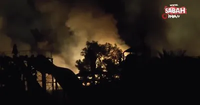 Yakıt tankının patladığı 5 yıldızlı otel alev alev yandı | Video