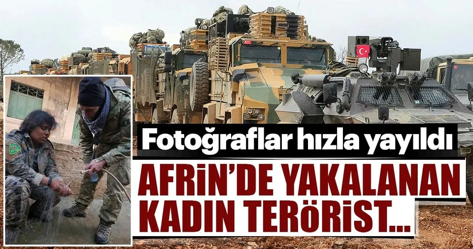 afrin de yakalanan kadin terorist