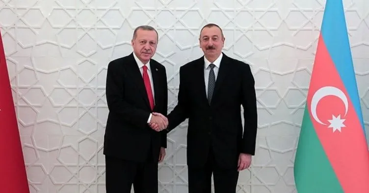 Başkan  Erdoğan Azerbaycan Cumhurbaşkanı Aliyev ile görüştü