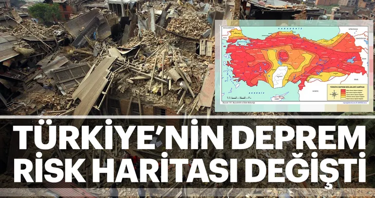 Türkiye’nin deprem haritası yenilendi