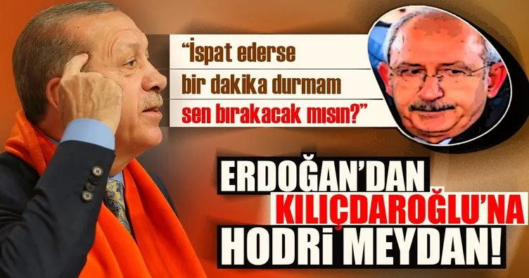 İspat ederse bir dakika durmam