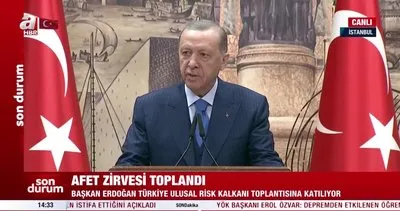 Başkan Erdoğan ’Afet Zirvesi’nde duyurdu! Yatay mimariden taviz vermeyeceğiz | Video