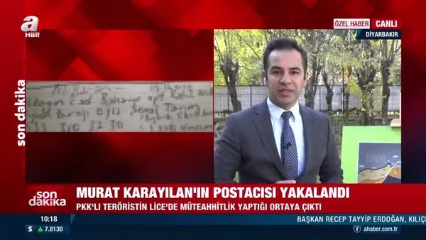 Son dakika! PKK elebaşı Karayılan'ın postacısı yakalandı | Video