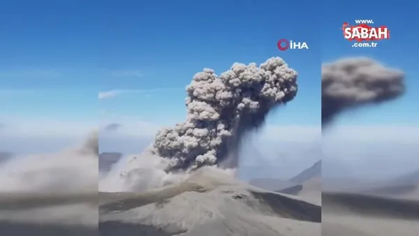 Rusya’daki Ebeko Yanardağı'nda patlama | Video