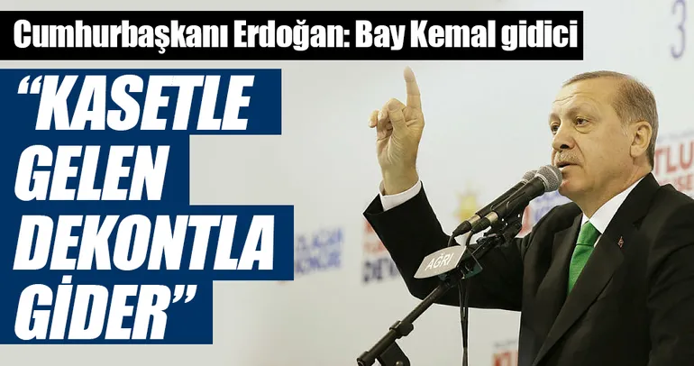Kasetle gelen dekontla gider