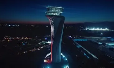 3. Havalimanı’nın kulesi ışık saçtı!