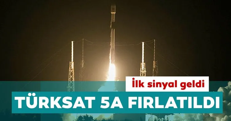 Türksat 5A uydusu uzaya fırlatıldı: İlk sinyal geldi