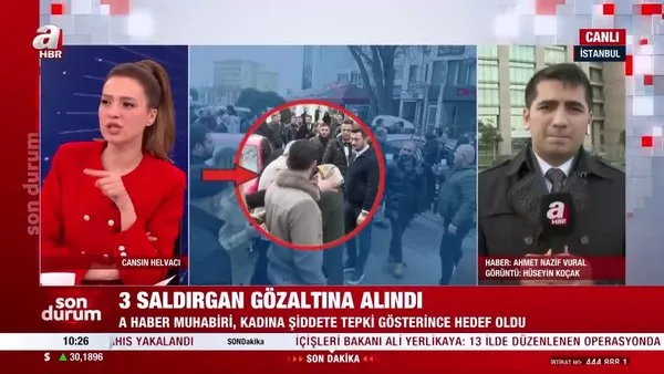 A Haber muhabiri Ahmet Nazif Vural saldırı anını anlattı | Video