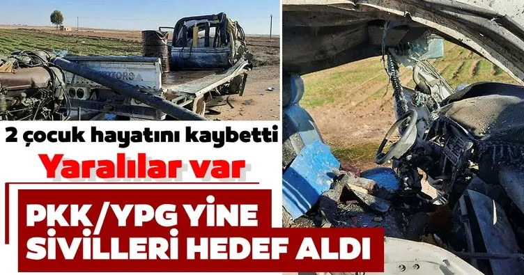 Son dakika haberi: PKK/YPG yine sivilleri hedef aldı: 2 çocuk hayatını kaybetti
