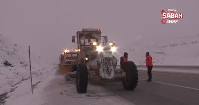 Erzincan’da kar ve tipiden 135 köy yolu ulaşıma kapandı | Video