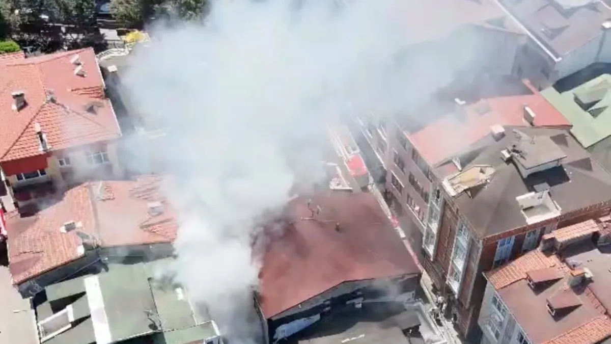 Derin dondurucudan çıktığı iddia edilen yangın tüm binayı sardı Derin dondurucudan çıktığı iddia edilen yangın tüm binayı sardı
