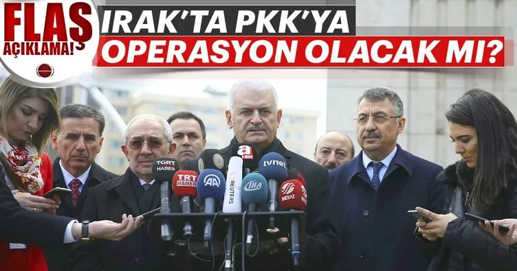 Başbakan Binali Yıldırım açıkladı: Irak’ta PKK’ya operasyon olacak mı?