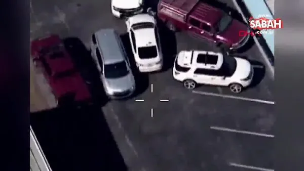 Çalıntı araçla polisten kaçan kadın kamerada | Video