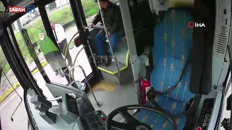 Otobüs şoföründen örnek davranış | Video