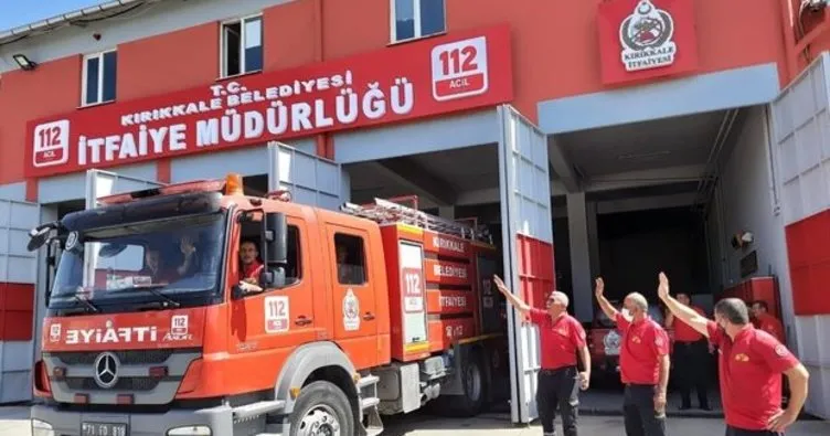Kırıkkale Belediyesi yangın bölgesine itfaiye gönderdi