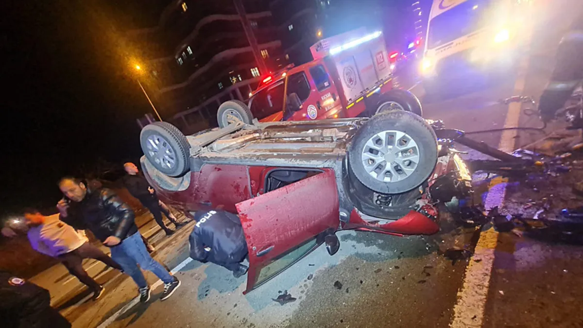 Rize'de trafik kazası: 5 kişi yaralandı