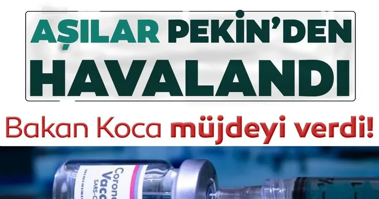 SON DAKİKA HABERİ: Sağlık Bakanı Fahrettin Koca açıkladı! Koronavirüs aşıları yola çıktı! İşte ilk görüntüler