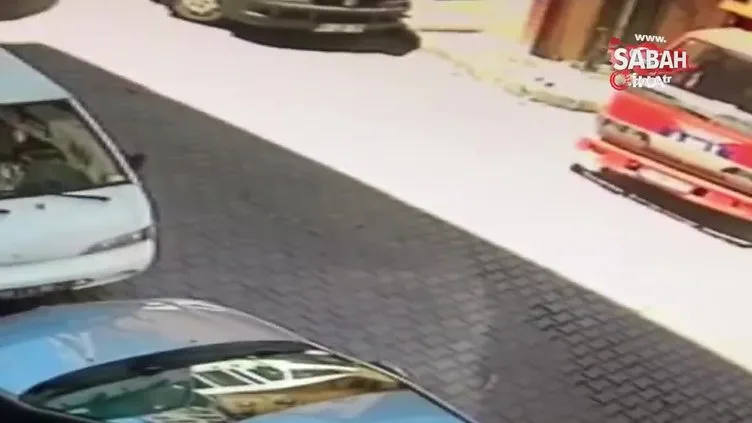 Sürücü adayı vitesi karıştırınca ortalık savaş alanına döndü