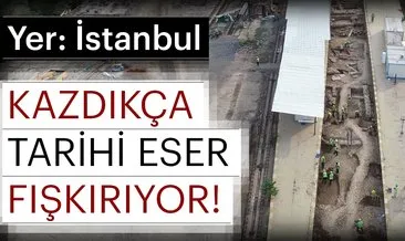 Son dakika haberi: İstanbul’da yapılan arkeolojik kazılarda tarihi eser fışkırdı