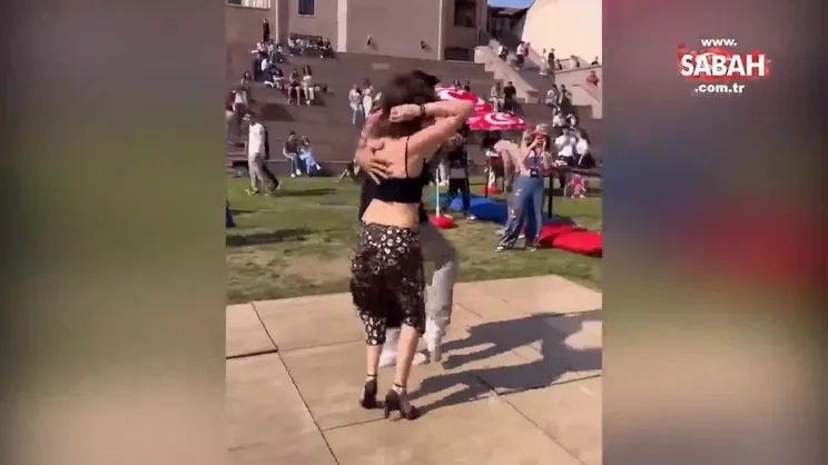 Melis Sezen üniversitenin dans yarışmasına katıldı! Melis Sezen dansıyla adeta şov yaptı!