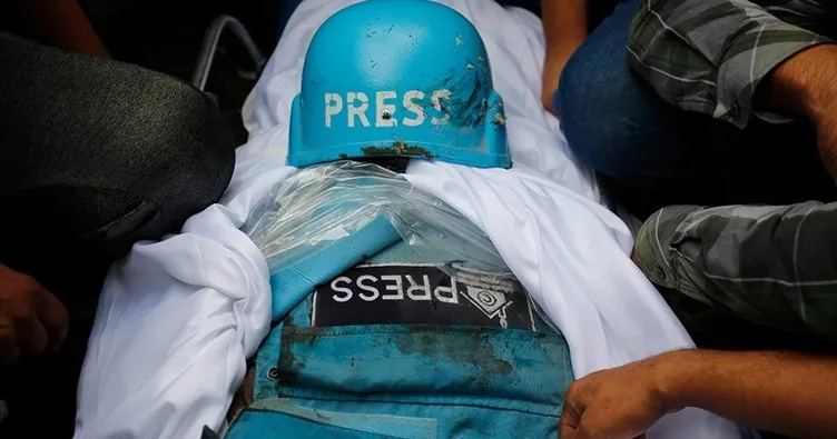 Katil İsrail’e gazetecileri öldürmeye son ver çağrısı