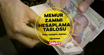 MEMUR ZAMMI HESABI: En düşük memur maaşı ne kadar olacak? Polis,öğretmen,doktor...