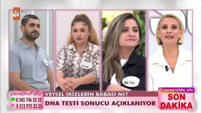 Türkiye Esra Erol'daki DNA testi şokunu konuşuyor! İkiz bebeklerden sadece birinin babası çıktı...