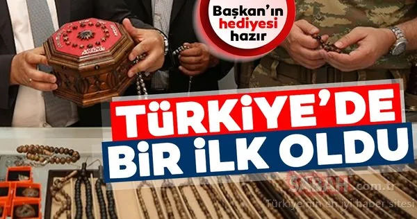 Bayburt kehribarının ilk ürünleri piyasaya sunuldu