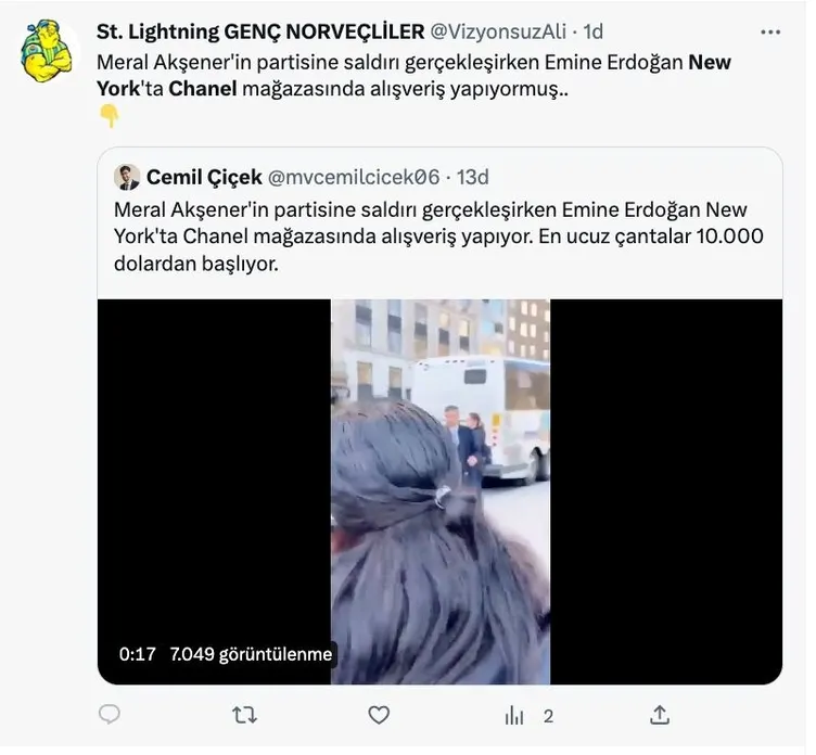 FETÖ’cülerden yeni yalan! Emine Erdoğan'ın Central Park ziyaretini alışveriş gibi gösterdiler