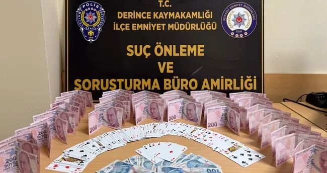 Derince’de kumar operasyonu! 5 kişiye yasal işlem
