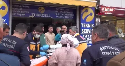 Manavgat’ta 4 katlı binadaki dairede çıkan yangın korkuttu! | Video